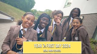 Beal High School  Year 7s First Day 2024 [upl. by Enyalb]