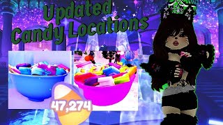 All Updated Royallaween 2024 Candy Bowl Locations in Royale High [upl. by Aninotna]