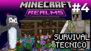 MINECRAFT BEDROCK TECNICO EN REALMS 4 [upl. by Baillie]