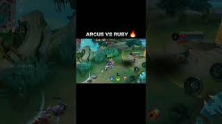 Argus Vs Ruby 💀 mobilelegends mlbb shorts [upl. by Ardnuahsal451]