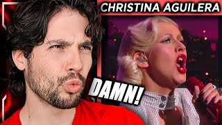 RESONANCIA Christina Aguilera  You Lost Me David Letterman [upl. by Akener192]