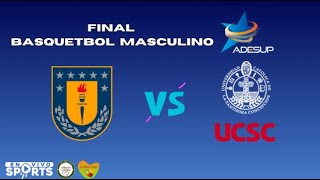 UDEC vs UCSC  BASQUETBOL MASCULINO ADESUP 2024 [upl. by Bloch974]