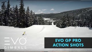 Epic Snowboarding Trick Shot🏂  EVO Gimbals GPPro Action Camera Stabilizer [upl. by Ylecara340]