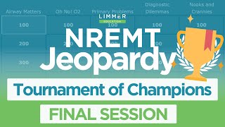 NREMT Jeopardy Tournament of Champions [upl. by Adlaremse]