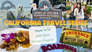 CarmelbytheSea Monterey amp Santa Cruz  California Travel Series Things to do amp Eat [upl. by Carrick670]