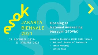 Pembukaan  Jakarta Biennale ESOK 2021 [upl. by Enrol]