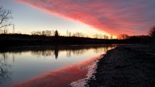 GRAND RIVER STEELHEAD TROUT FISHING SPECTACULAR  quotDoublequot Double Digits Mid March 2018 [upl. by Yentnuoc]