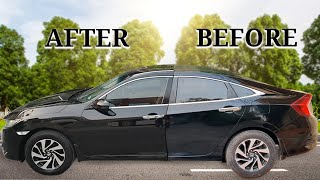 How To Restore Honda Civic Deep Shine Tips To Detail Car At Home [upl. by Relluf]