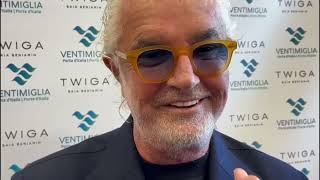 Flavio Briatore a Ventimiglia le interviste [upl. by Xever]