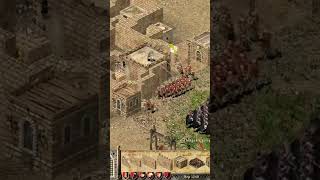 Stronghold Crusader but EVERYTHING is on Fire 🏰🔥 gaming strongholdgaming strategygame [upl. by Eilsew236]