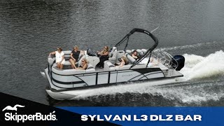 2022 Sylvan L3 DLZ Bar Pontoon Bout Tour SkipperBuds [upl. by Cato394]