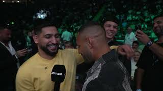 Amir Khan And Kell Brook Reunited  British Boxing Icons Discuss Their Bout As Brook Teases Return [upl. by Euqinom]