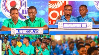 St Hubert painfully eliminated Amaniampong in the riddles  Ashanti Regional Championship NSMQ 2024 [upl. by Eyot435]