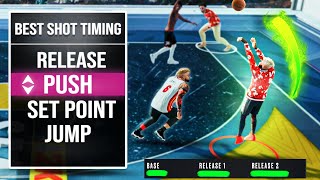 this JUMPSHOT  PUSH Shot timing is so OVERPOWERED🤯 in nba2k24 [upl. by Berman]