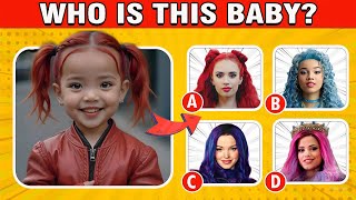 DESCENDANTS Characters as BABY 😎🤑  🔊Guess The DESCENDANTS Characters by their VOICE [upl. by Ettenrahc]