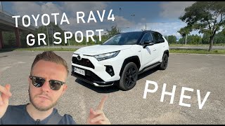 Toyota RAV4 GR Sport PHEV TEST PL Szybka przejażdżka także na prądzie [upl. by Assyli]