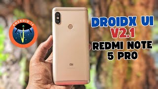 Redmi Note 5 Pro Install Droid X UI 21 with Android 14 QPR2 [upl. by Sutsuj]