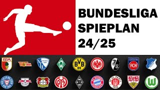 🔴BUNDESLIGA SPIELPLAN 2425 LIVE [upl. by Ferren]