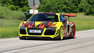 Modified Audi R8 Compilation Wörthersee 2022  Accelerations Sounds [upl. by Weil]