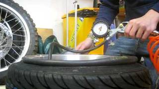 Stretch Tire with Bike Tube [upl. by Nhor]