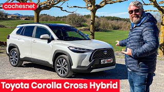 Toyota Corolla Cross Hybrid 2023  Prueba  Test  Review en español  cochesnet [upl. by Auvil]