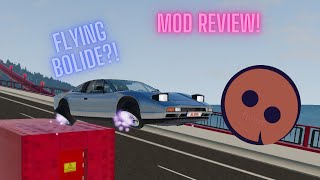 Insane Flying Bolide Mod  BeamNGdrive Mod Review [upl. by Nwahsid]