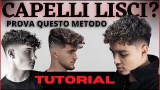 Come Fare i CAPELLI RICCI anche se li hai lisci TUTORIAL [upl. by Yleoj105]