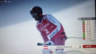 Daniel Hemetsberger Abfahrt Kitzbühel 2024 [upl. by Auqinaj546]