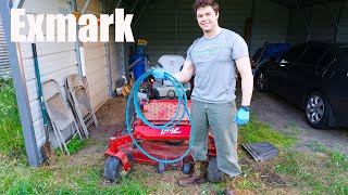 Exmark Lawnmower Deck Belt Replacement HOW TO Best on YouTube [upl. by Presley]