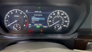 2020 Genesis G90 Maintenance Light Reset Procedure [upl. by Neellek]