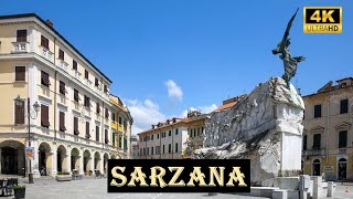 SARZANA  4K Walking Tour  Medieval Town amp Fortress  ITALY [upl. by Delores]