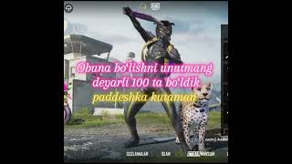 Obunachilarim paddeshka qilar degan umidda soat 13 da video qoʻyiladi rek pubgmobile pubg [upl. by Ailasor]