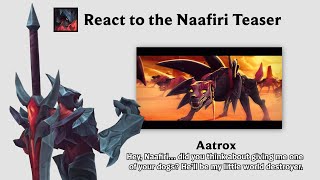 Champions react to the Naafiri teaser [upl. by Seniag]