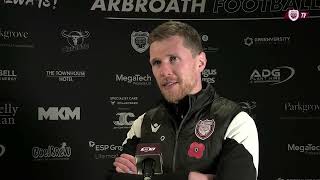 Arbroath 2  1 Cove Rangers  Colin Hamilton  Post Match Interview [upl. by Anson780]