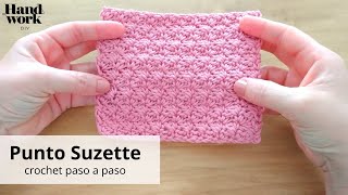 Cómo tejer punto fantasía a crochet fácil  Puntada de ganchillo reversible [upl. by Sioled]