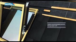 Keylite Slate Roof Flashing Installation SRF [upl. by Homere]