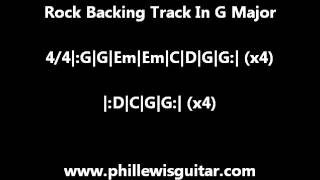 Classic Rock Backing Track In G Major [upl. by Nosnehpets619]