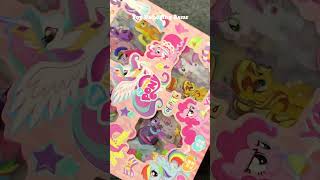 Unboxing My Little Pony Stickers P1  Short  Toy Unboxing Asmr [upl. by Mancino535]