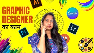 Graphic Designer Job Description in Hindi  Graphic Designer का क्या काम होता हैं [upl. by Arman439]