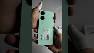 vivo y03 colo gem green unboxing [upl. by Htebarual]