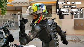 How to make Custom Riding Jacket in less price  2000 custom riding Jacket [upl. by Coyle]