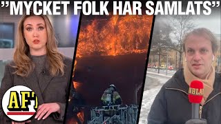 Aftonbladet vid branden i Göteborg quotRöken luktar ganska starktquot [upl. by Hanaj]