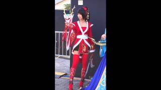 LOL 불의 축제 아칼리 코스프레 Blood Moon Akali Cosplay [upl. by Hagerman]