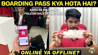 What Is A Boarding Pass amp How To Get It COMPLETE INFORMATION Webcheckin Raise Kare [upl. by Inirt]