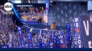 Joe Biden receives standing ovation at DNC [upl. by Ladin120]