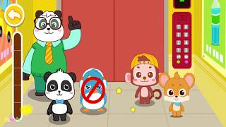 Baby Pandas Safety Journey Learn Crucial Safety Tips at Home amp While Traveling  Educational Game [upl. by Valma]