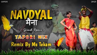 नवड्याल मैंना  Navdyal Maina New Gondi Song Tapori Mix  Dj Ms Tekam Remix Song [upl. by Yreme]