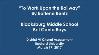 quotTo Work Upon the Railwayquot arr Earlene Rentz [upl. by Tammara398]