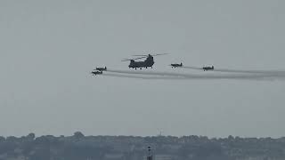 Torbay Airshow Chinook Helicopter display [upl. by Surovy]