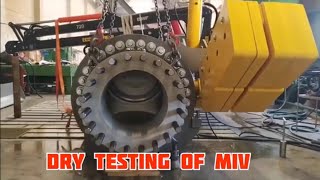 Testing of MIVMain Inlet Valve Dry amp Wet [upl. by Wyon]